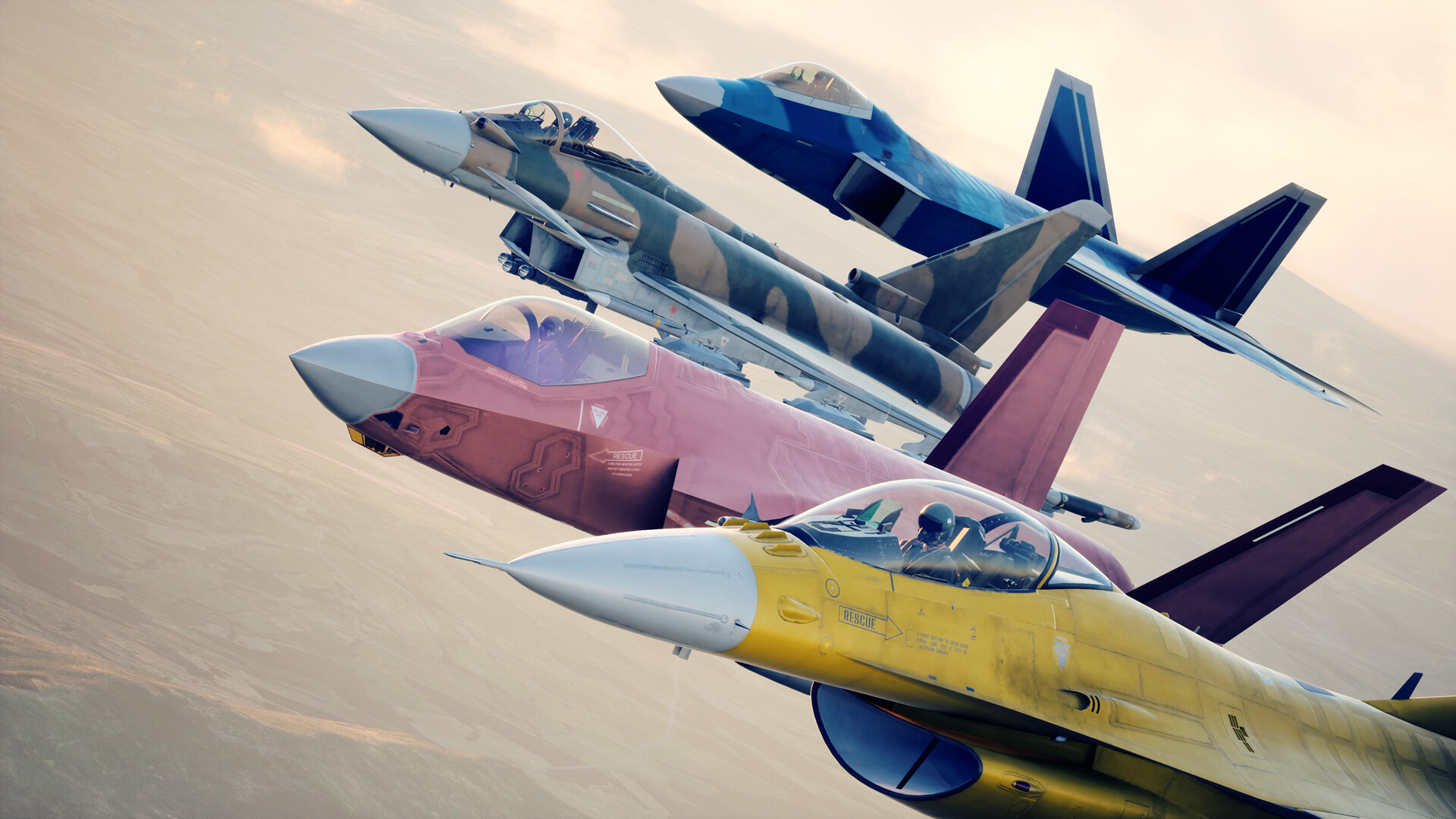 Four special liveries confirmed in one screenshot